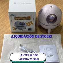 Cargar imagen en el visor de la galería, Humidificador con aroma diseño Nave Espacial
